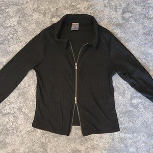 Long Sleeve Zip-Up Shirt